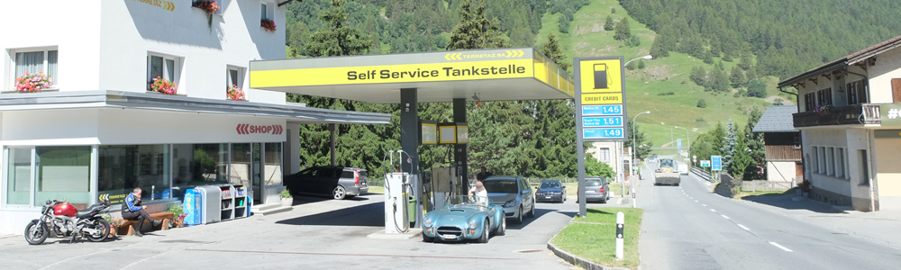 Terretaz SA: Tankstelle in Zernez, Engadin